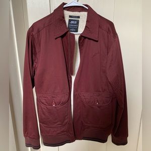 Publish Fleece Lined Bomber Jacket [Burgundy]
